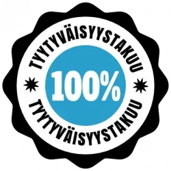 100% tyytyväisyystakuu