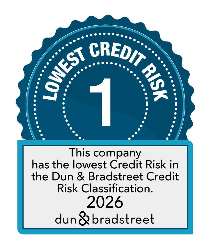 Dun & Bradstreet alhaisin luottoriski 2026